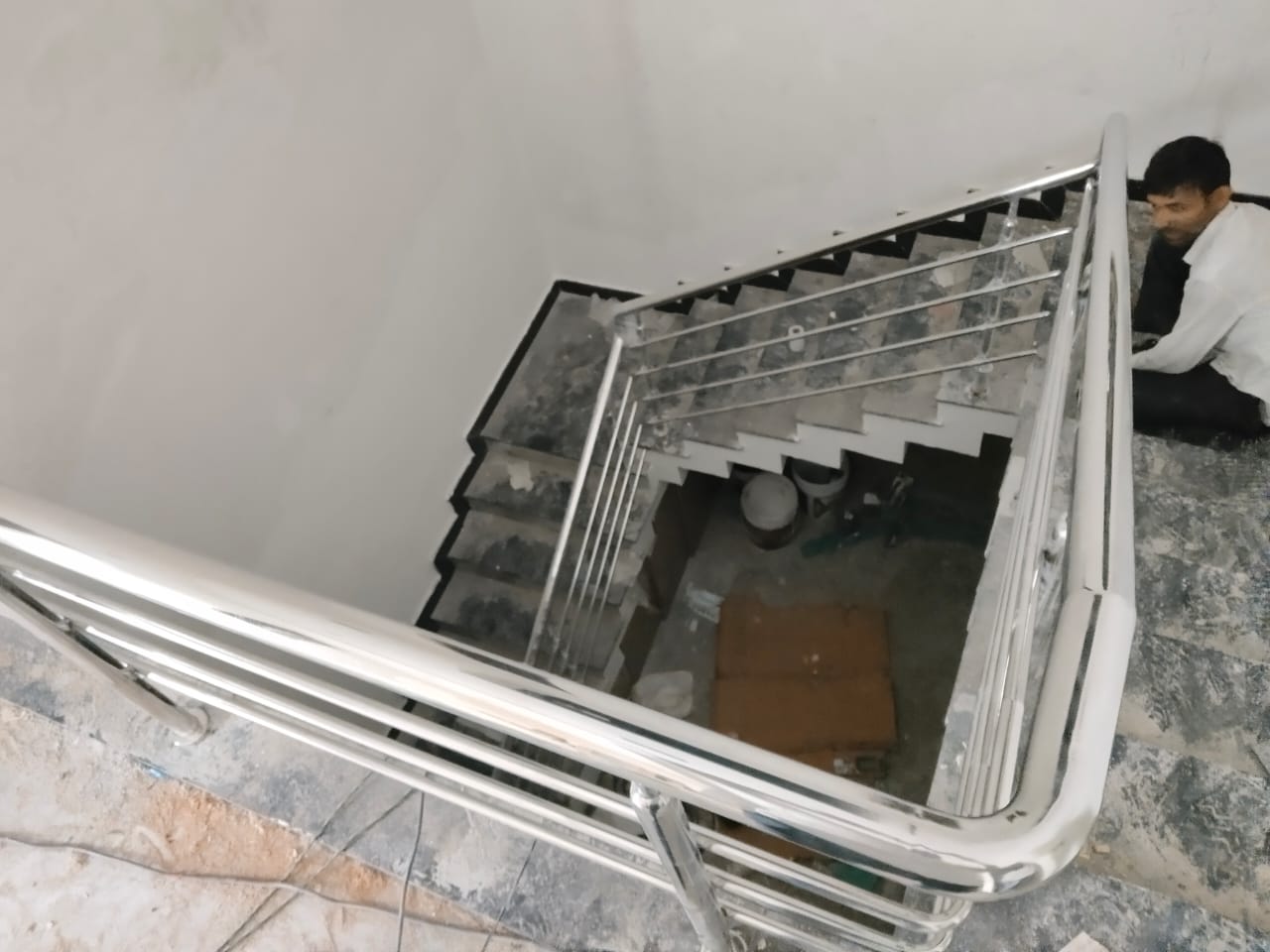 Stainless Steel Staircase